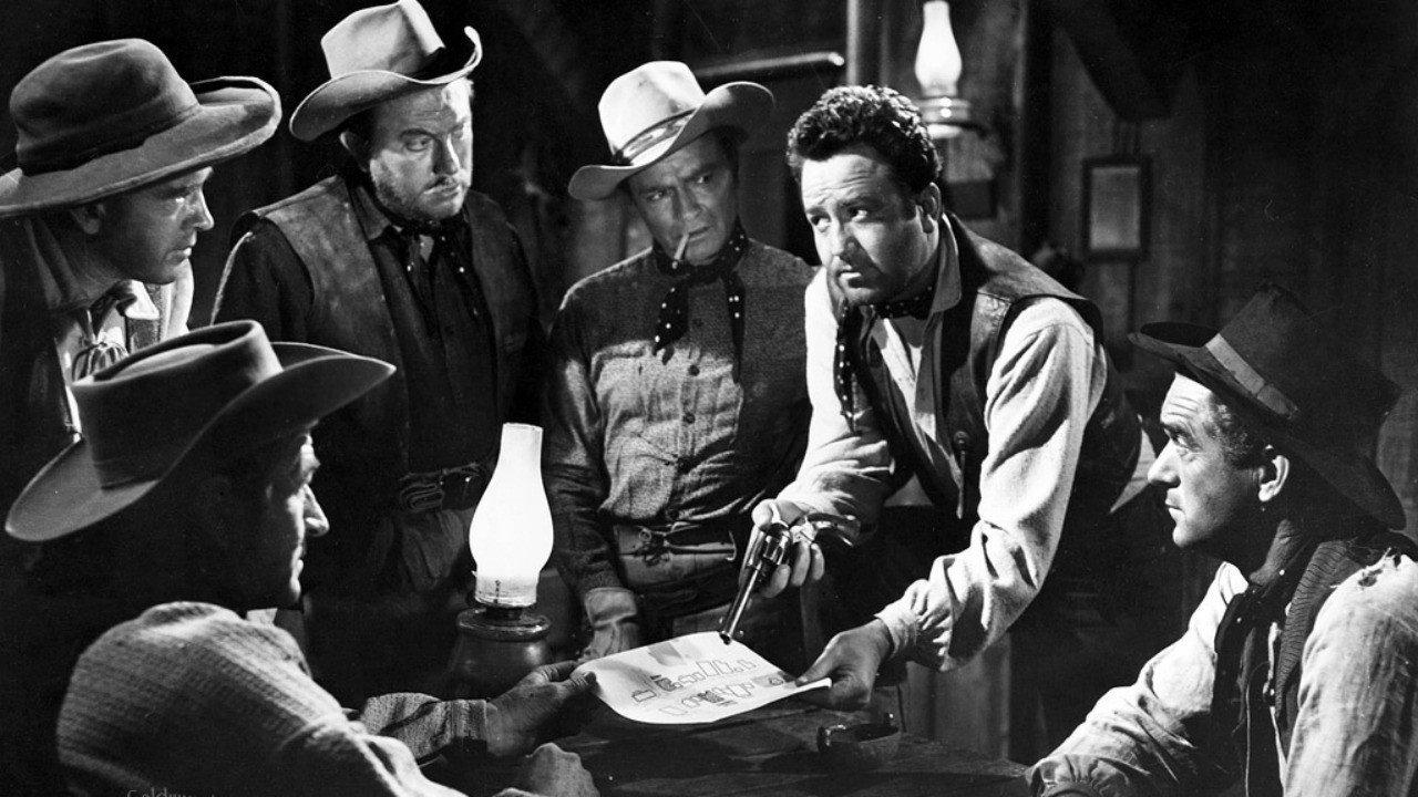 Gun Duel in Durango 1957 movie scene
