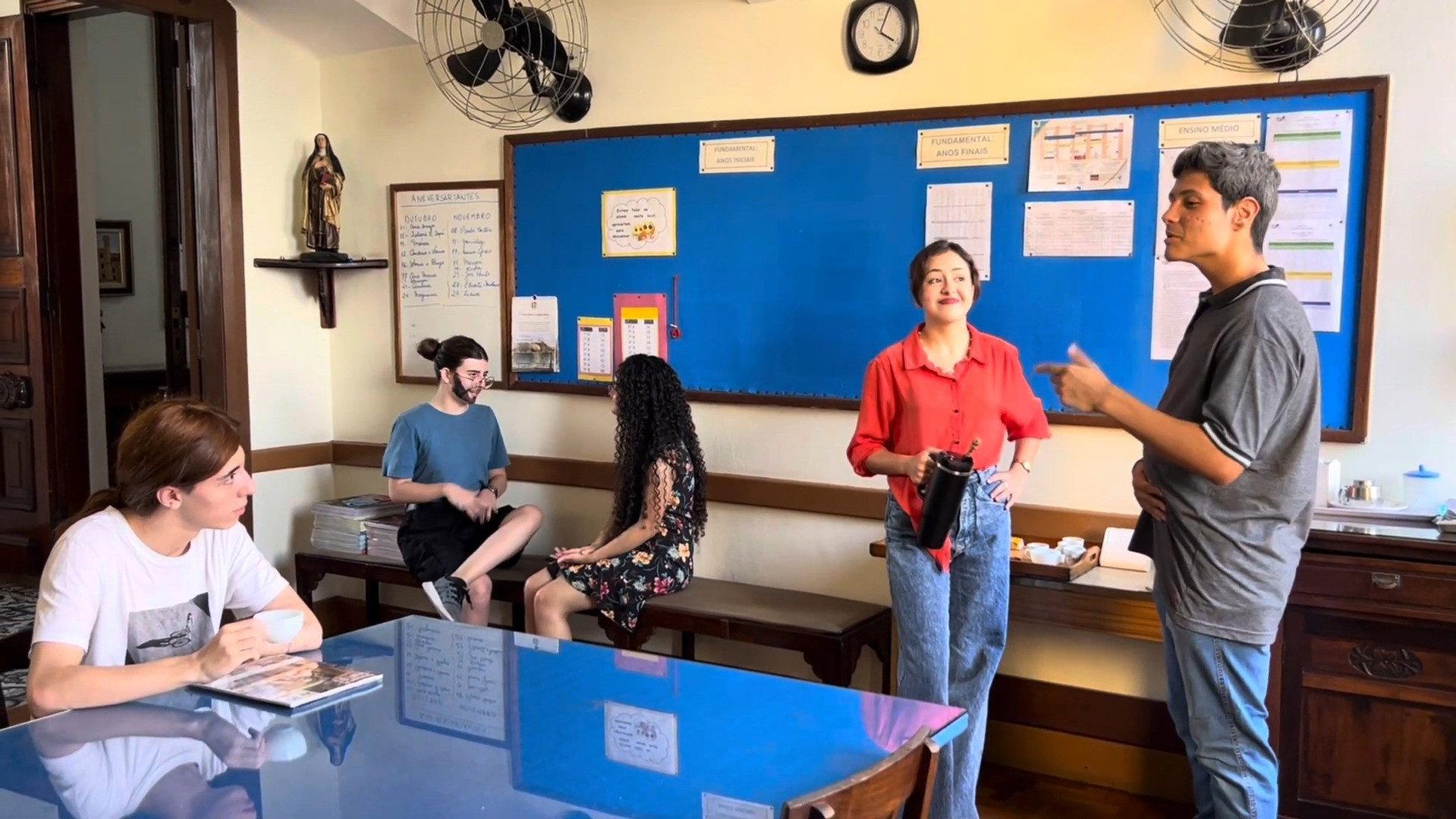The Teacher's Room 2024 movie scene