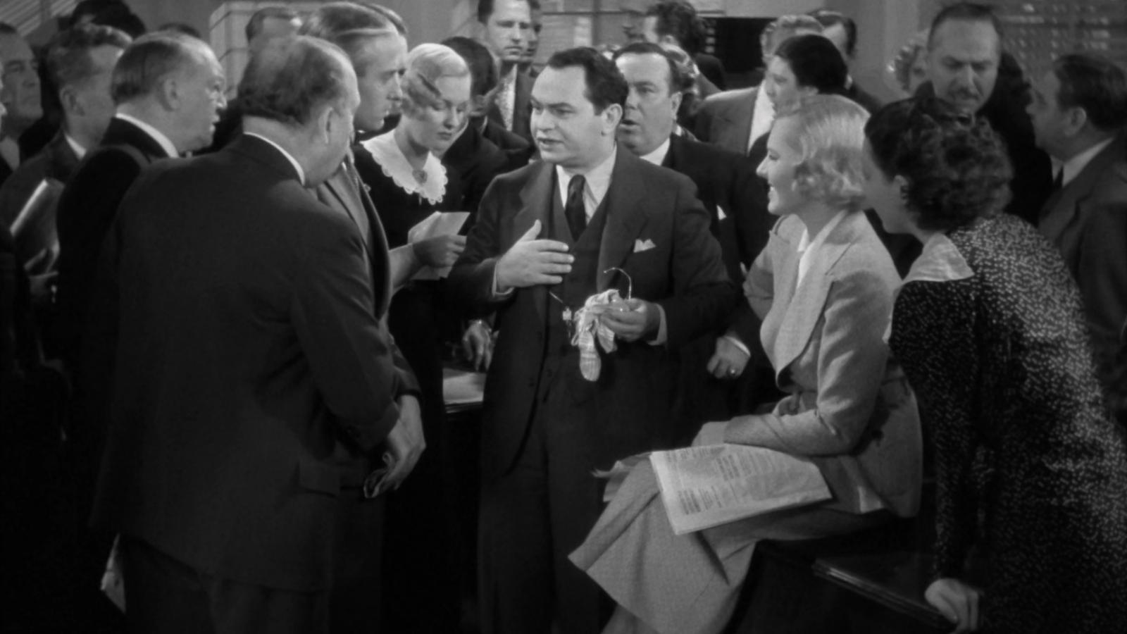 The Whole Town's Talking 1935 movie scene
