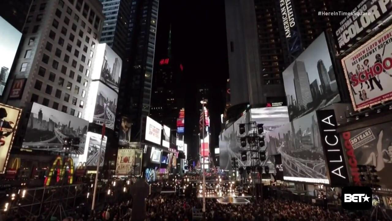 Alicia Keys - Here in Times Square 2016 movie scene