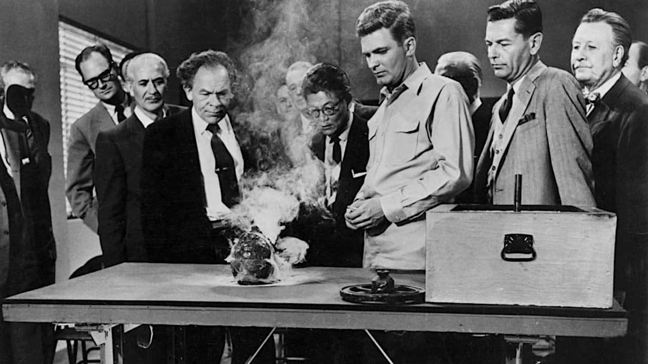 The Night the World Exploded 1957 movie scene