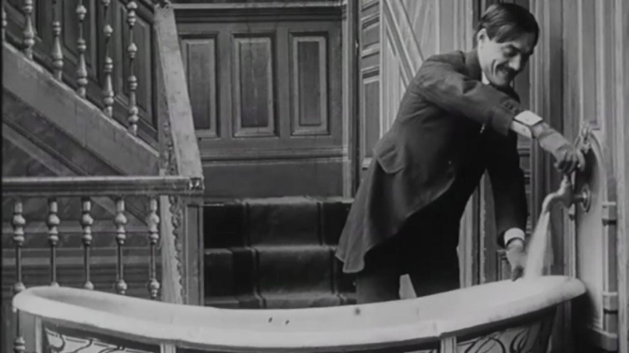 Max Takes a Bath 1911 movie scene