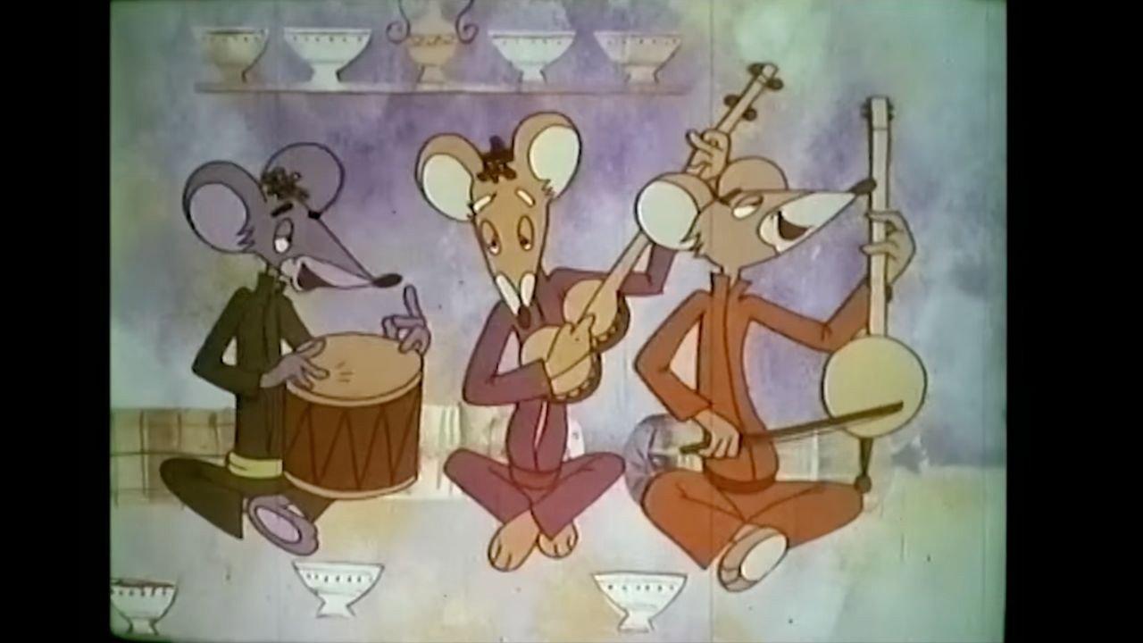 Pispisa-khanum and Mouse-bey 1974 movie scene