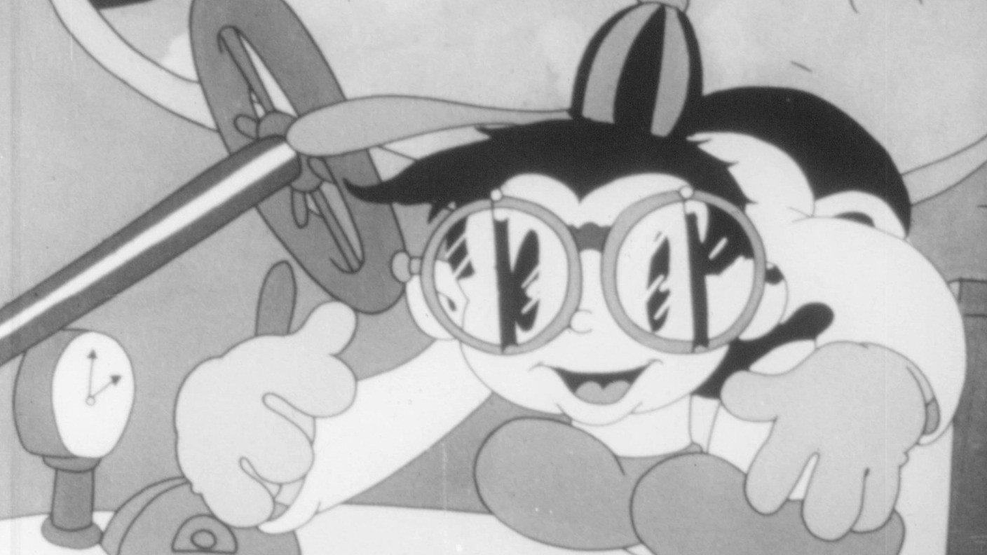 Scrappy's Relay Race 1934 movie scene