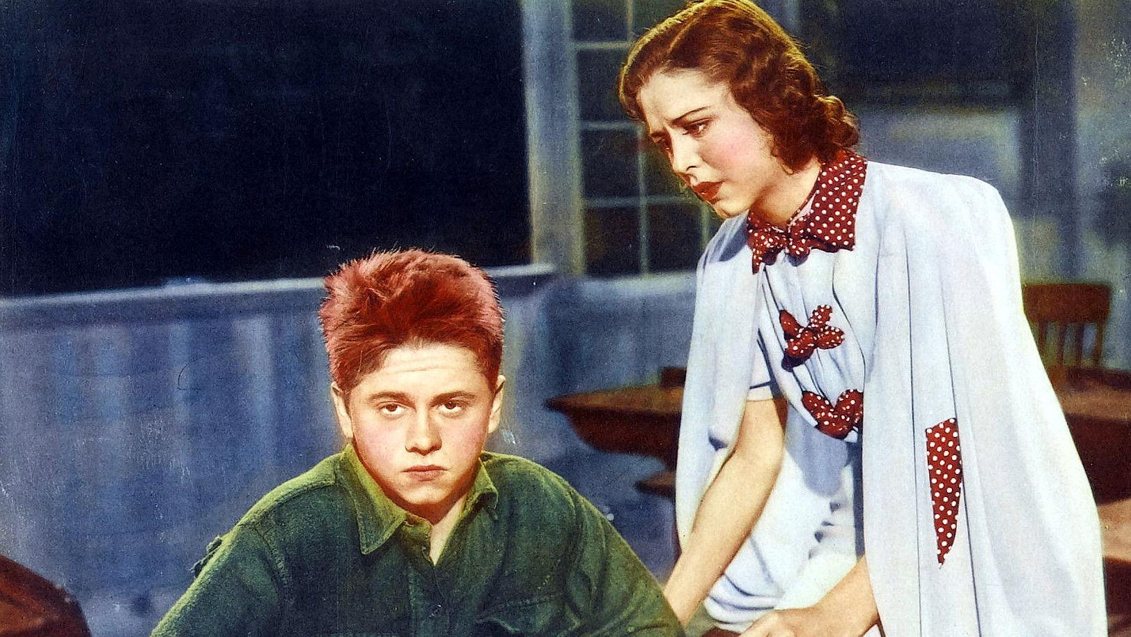 Hoosier Schoolboy 1937 movie scene