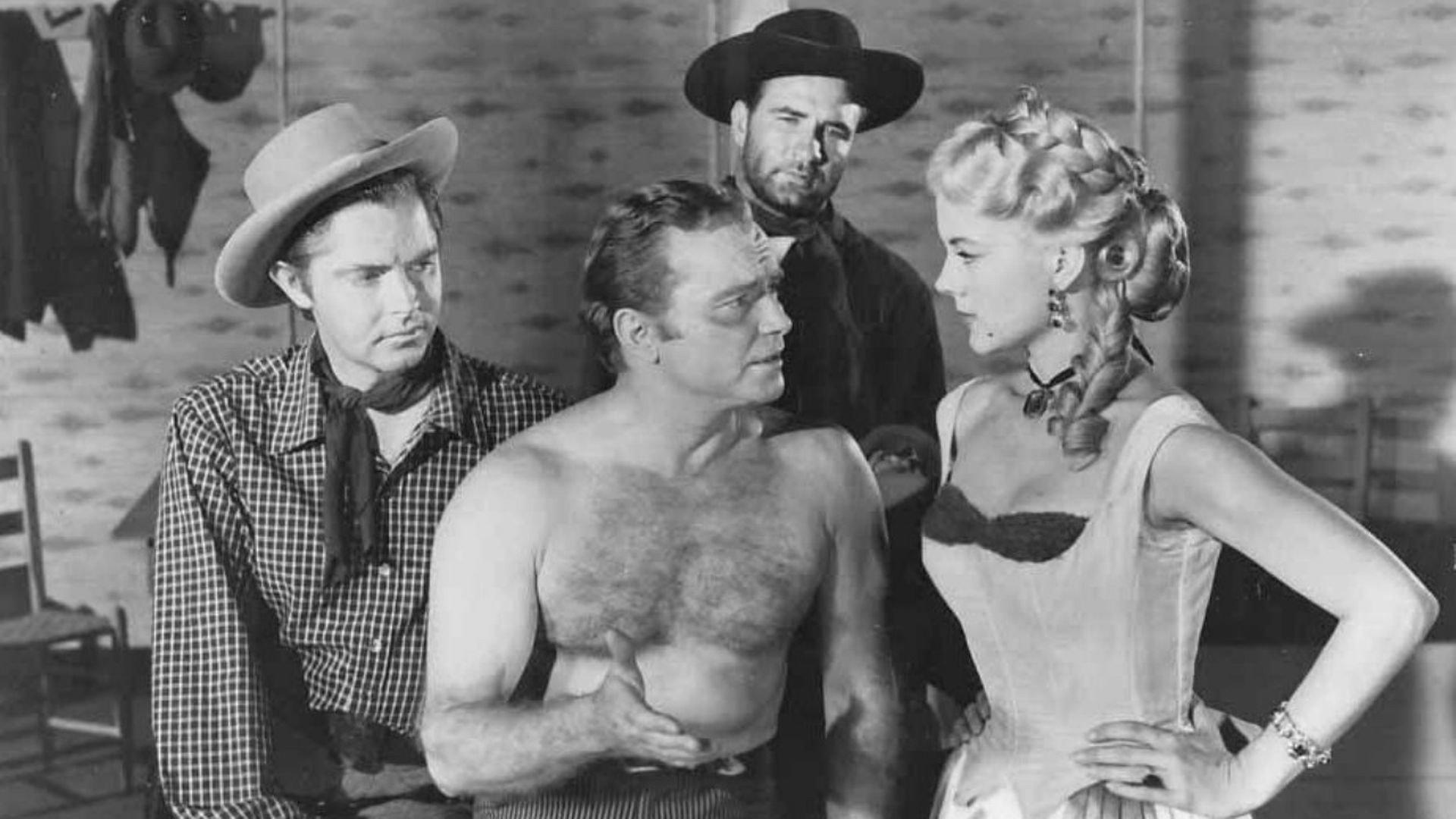 Jesse James' Women 1954 movie scene