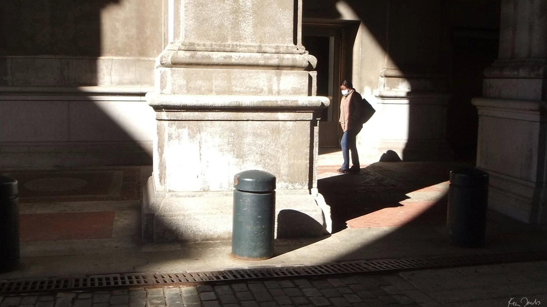 Municipal Building Passage 2020 movie scene