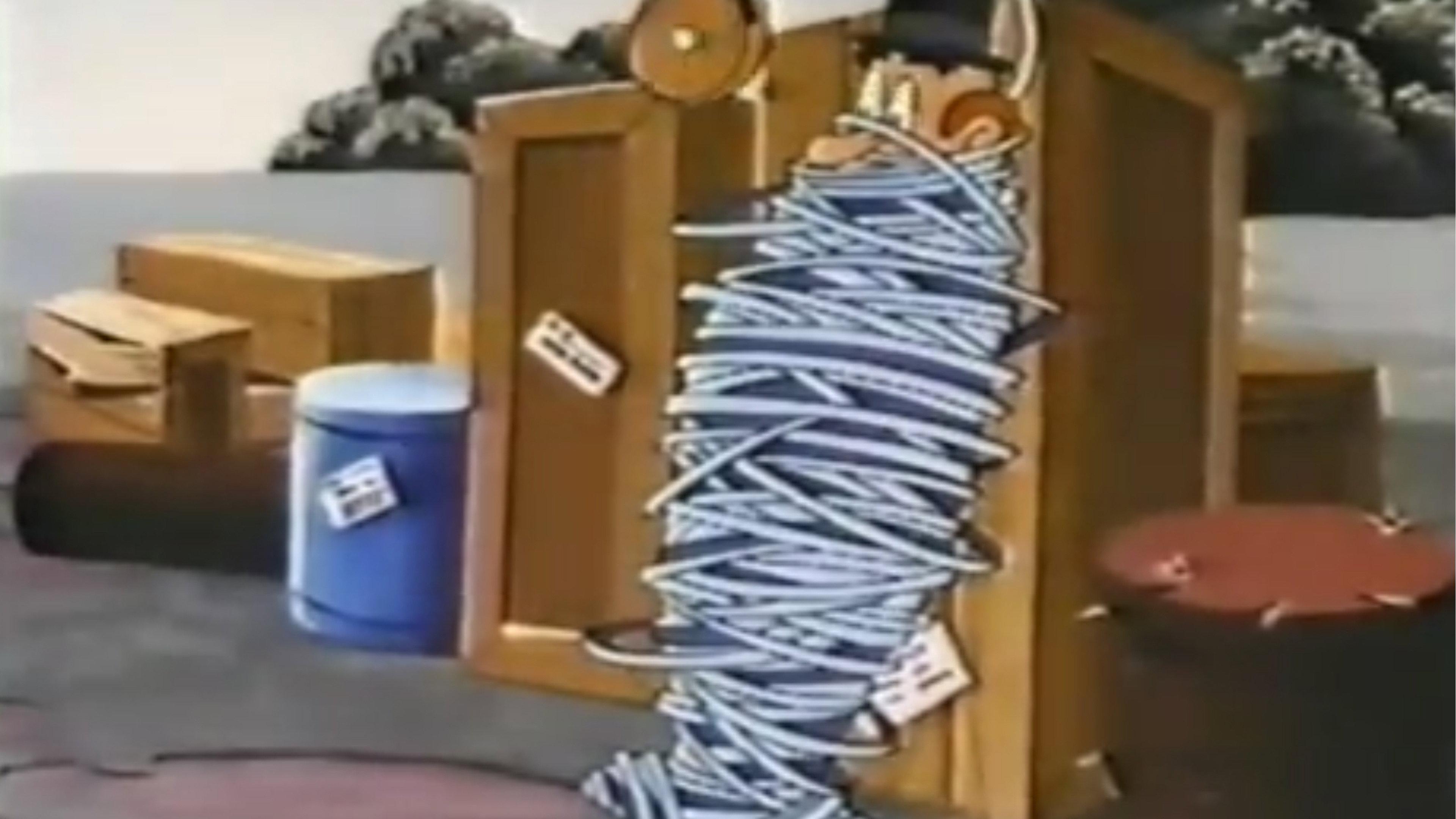Plywood Panic 1953 movie scene