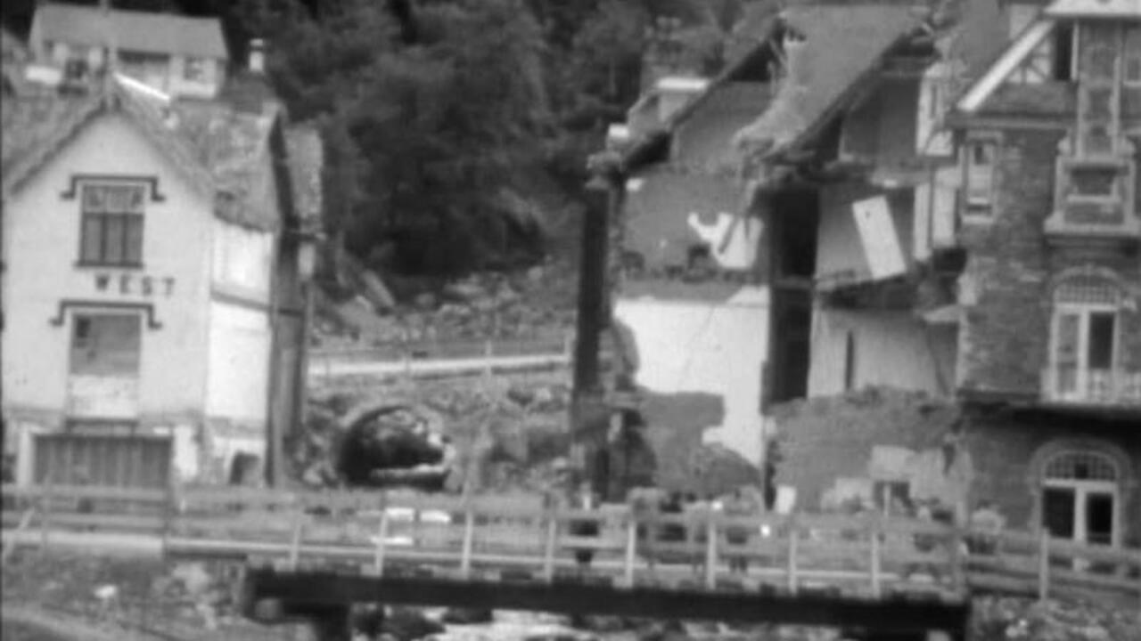 Lynmouth - A One Time Beauty Spot 1952 movie scene