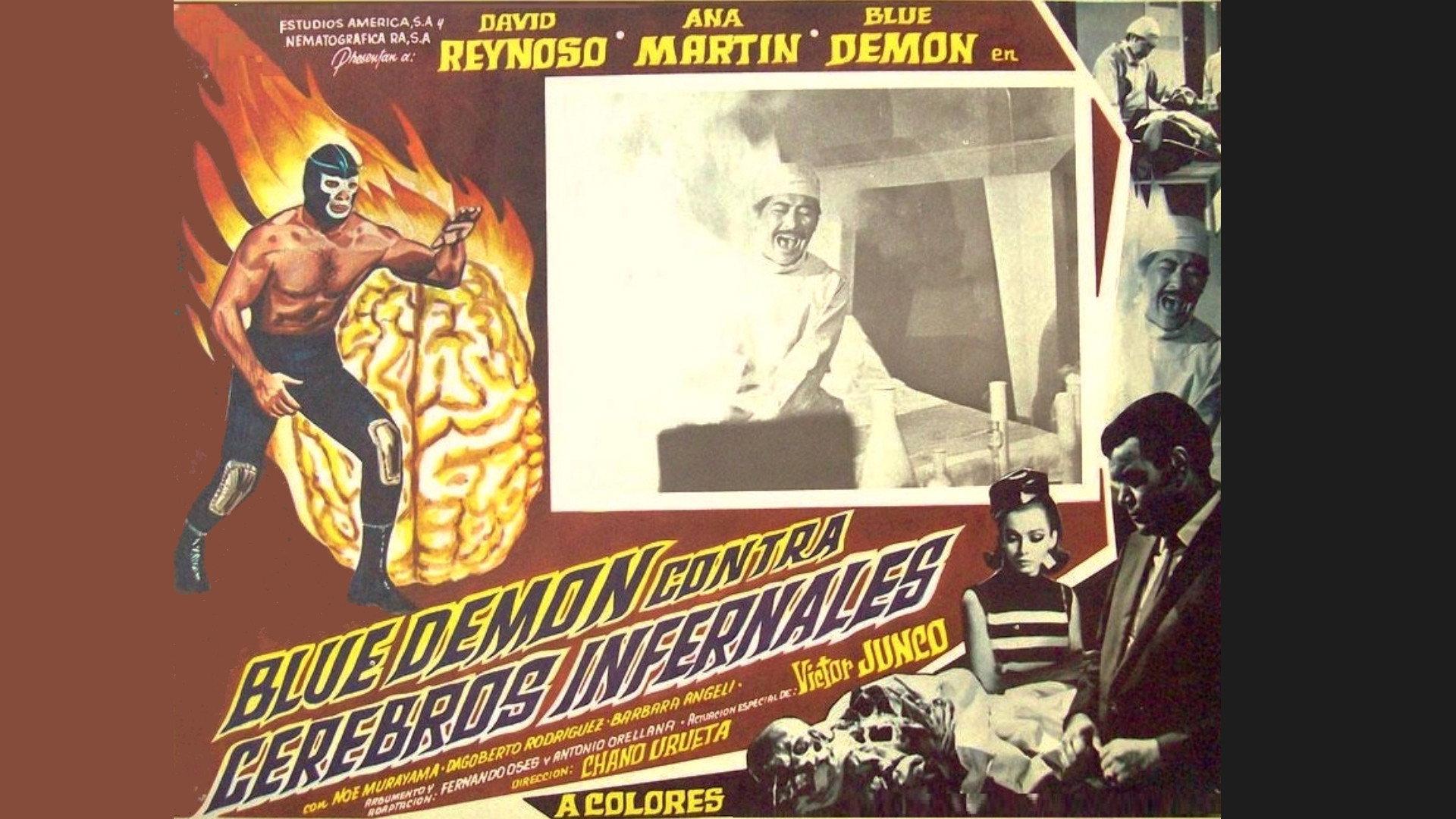 Blue Demon vs. the Infernal Brains 1968 movie scene