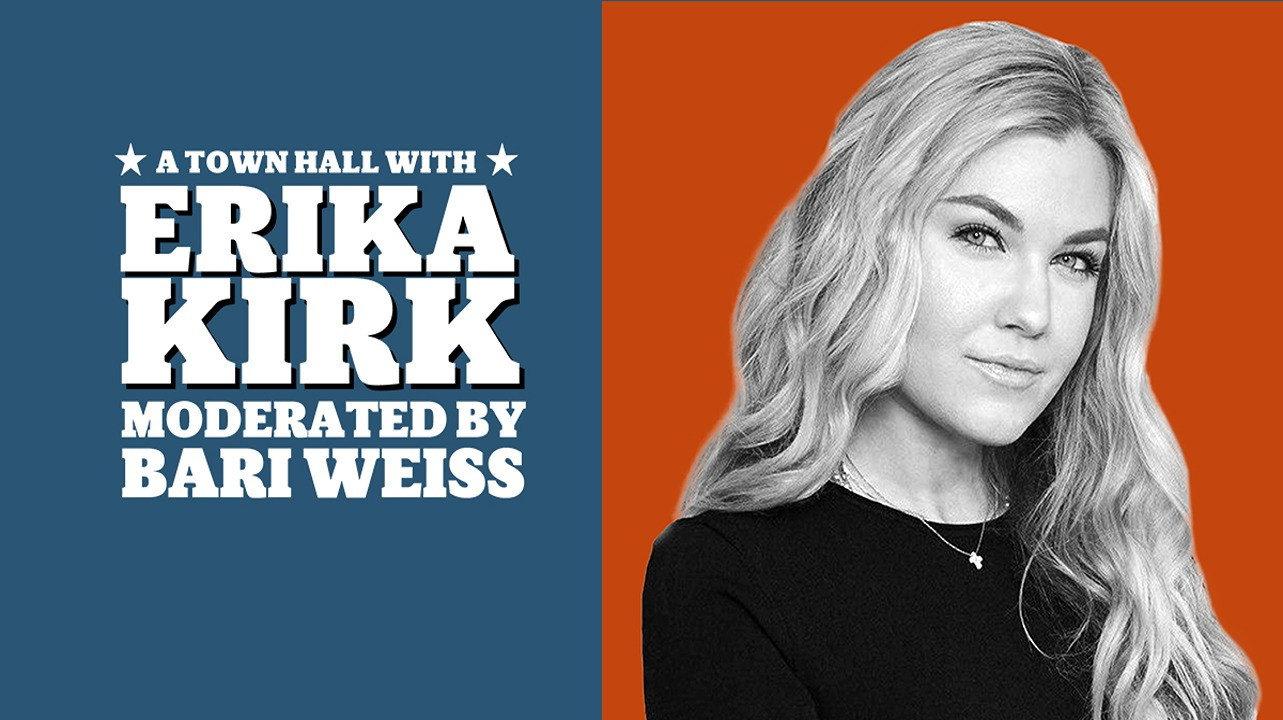 A Town Hall with Erika Kirk 2025 movie scene