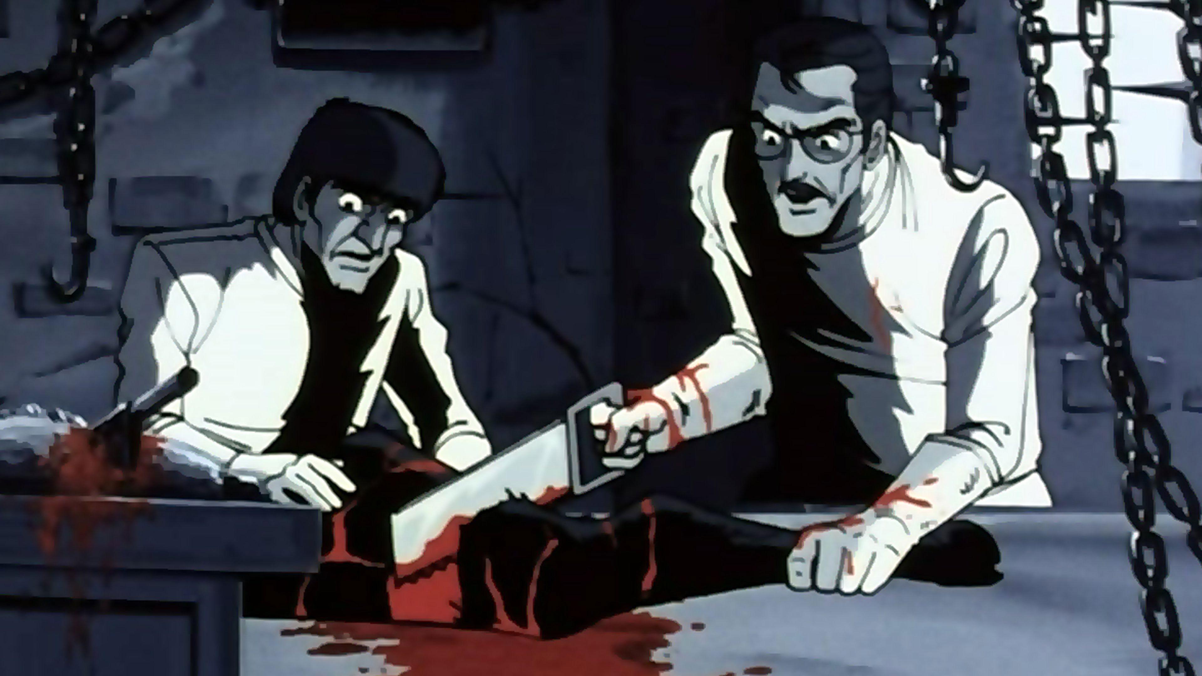 The Monster of Frankenstein 1981 movie scene