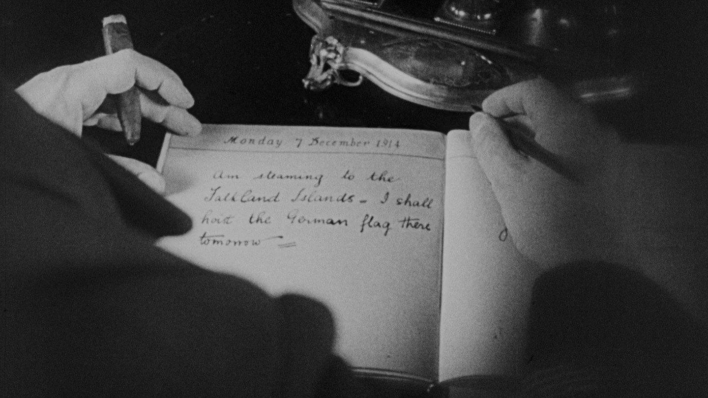 The Battles of Coronel and Falkland Islands 1927 movie scene