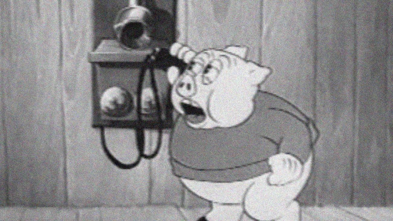 Porky's Moving Day 1936 movie scene