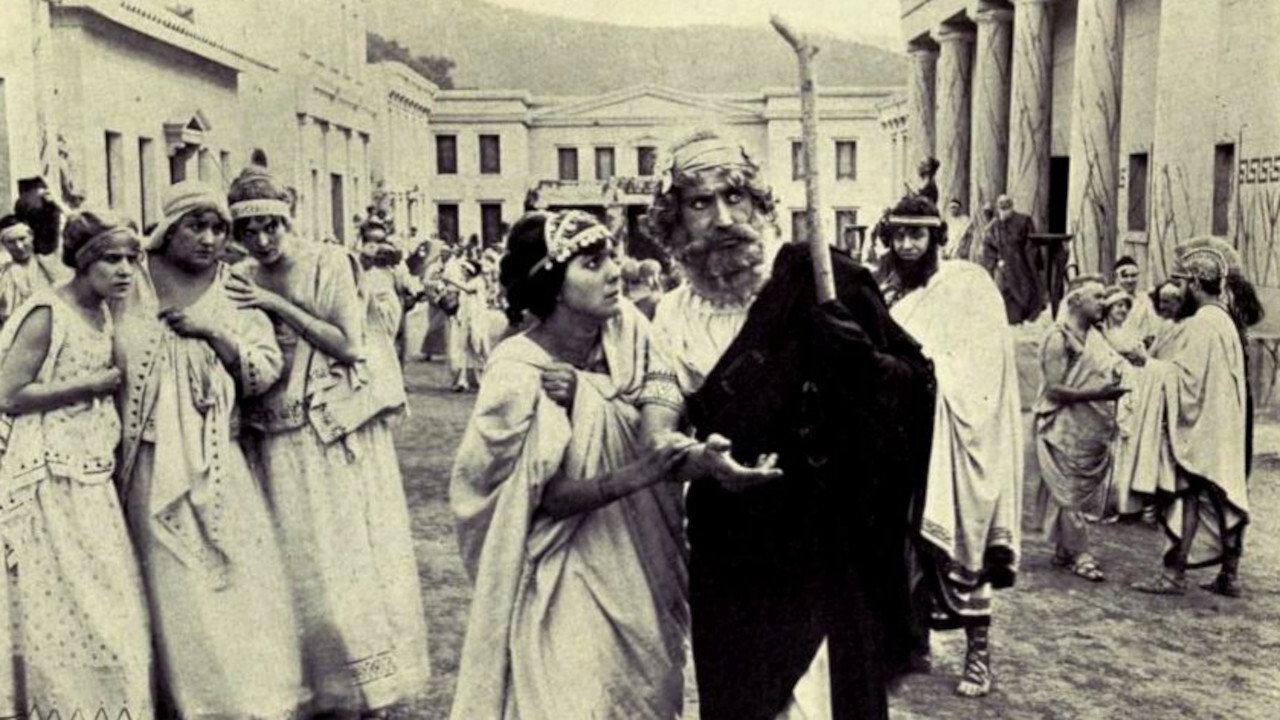 Damon and Pythias 1914 movie scene