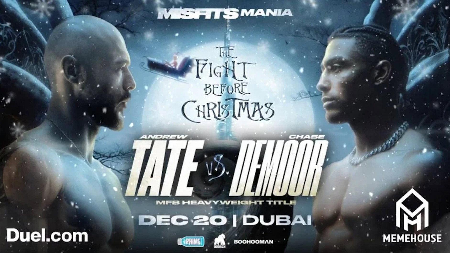 Andrew Tate vs. Chase DeMoor 2025 movie scene