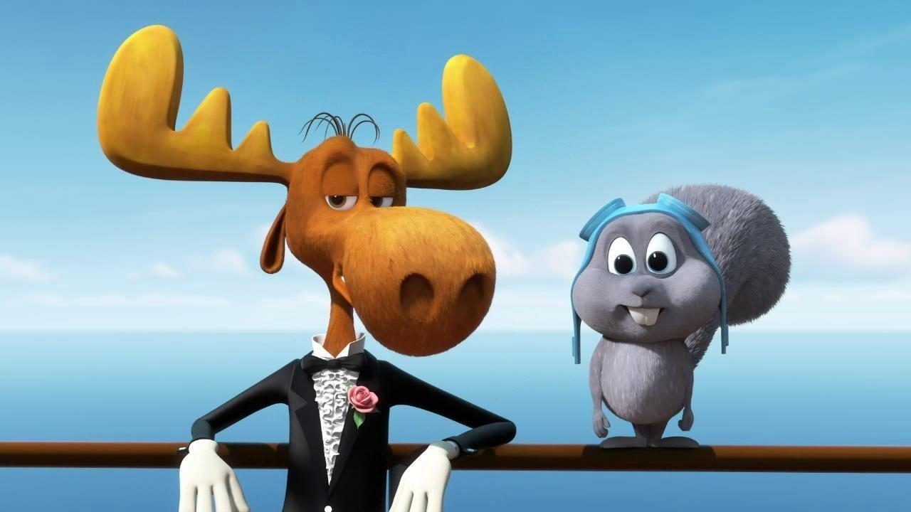Rocky and Bullwinkle 2014 movie scene