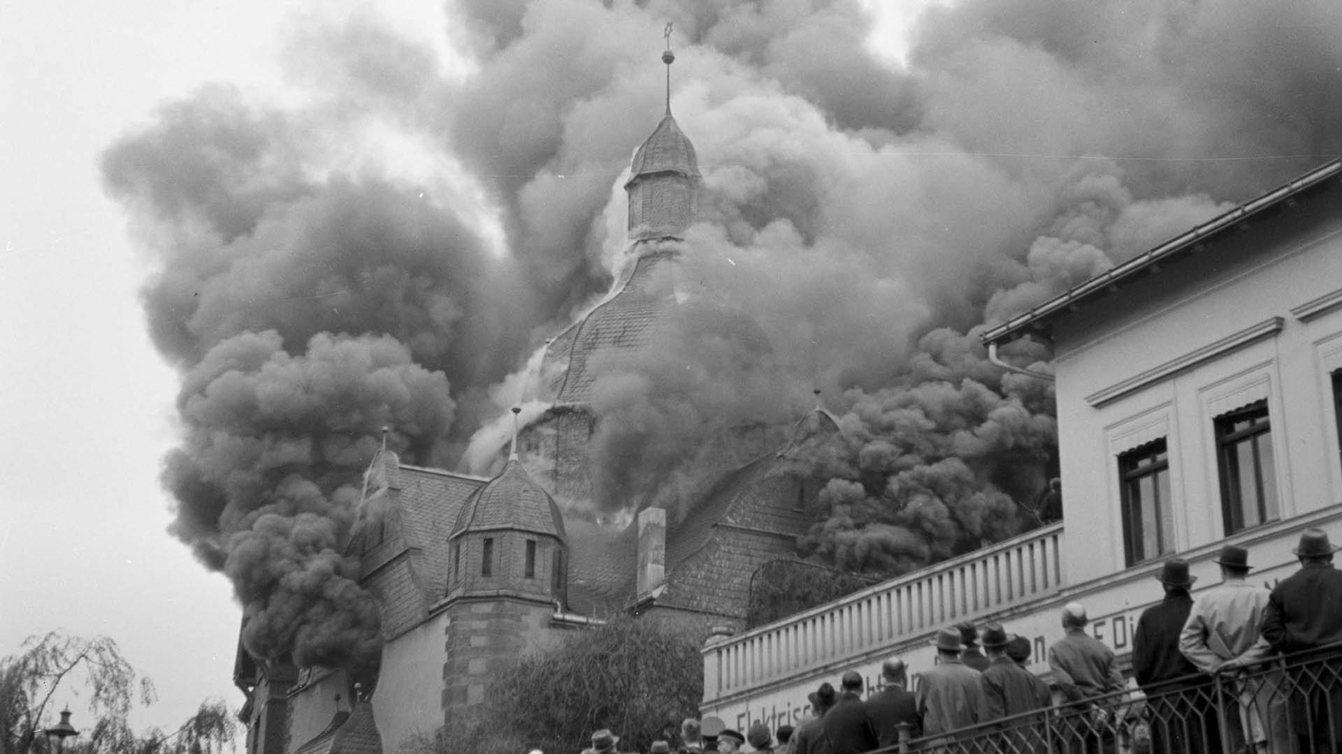 Kristallnacht, the November pogroms 2025 movie scene