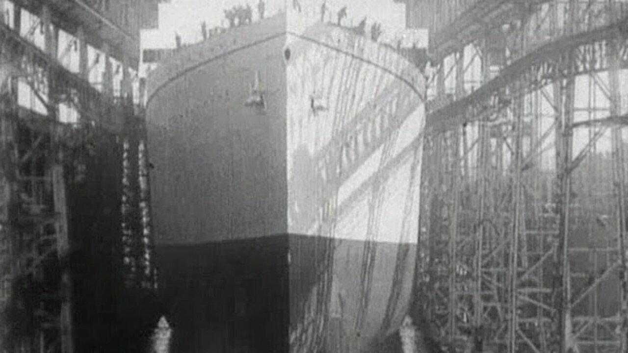 SS Olympic 1910 movie scene