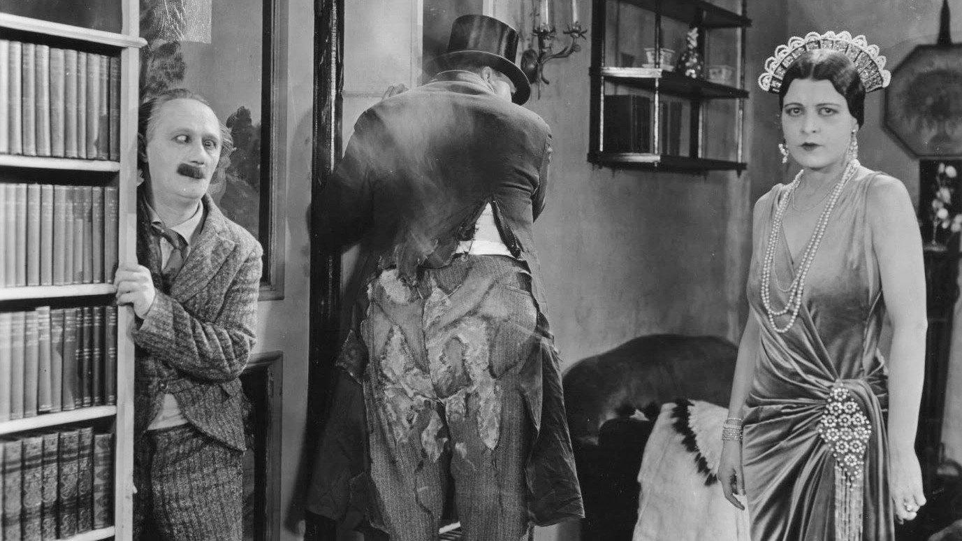 Pitfalls of a Big City 1923 movie scene