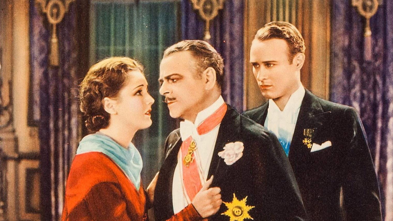 The Royal Bed 1931 movie scene
