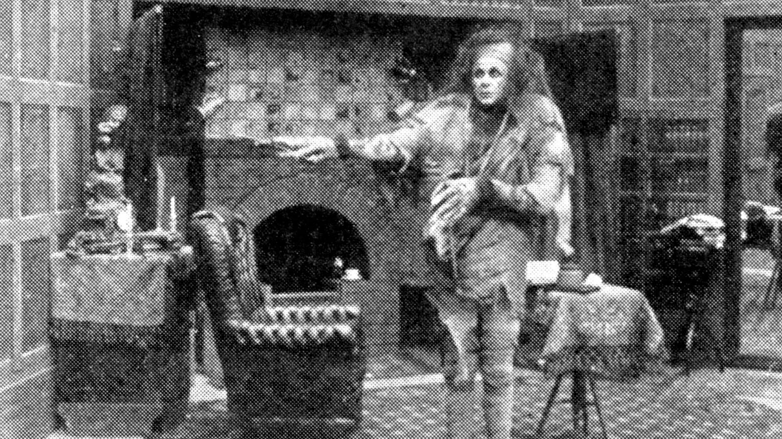 Frankenstein 1910 movie scene
