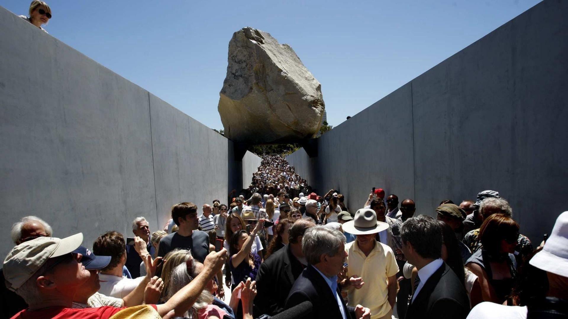 Levitated Mass 2013 movie scene
