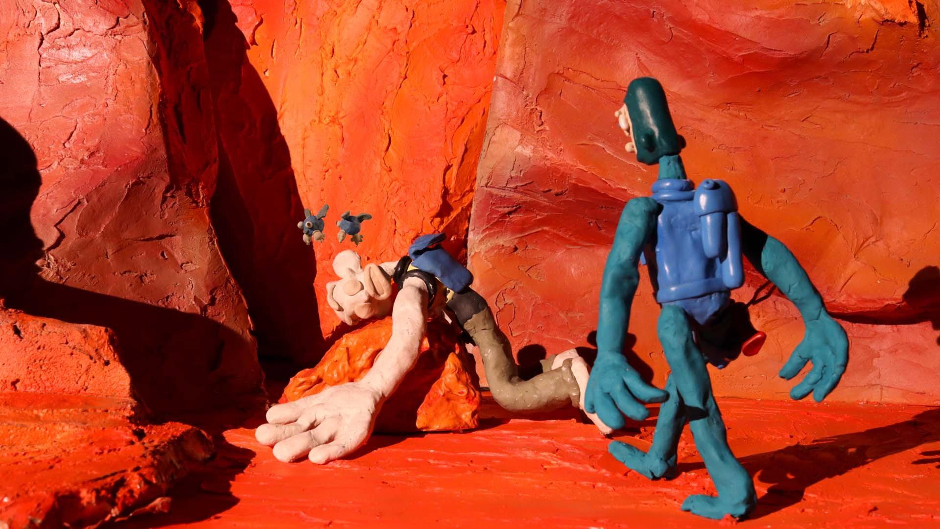 Spaceman Bruce in: The Temple of Oyche 2021 movie scene