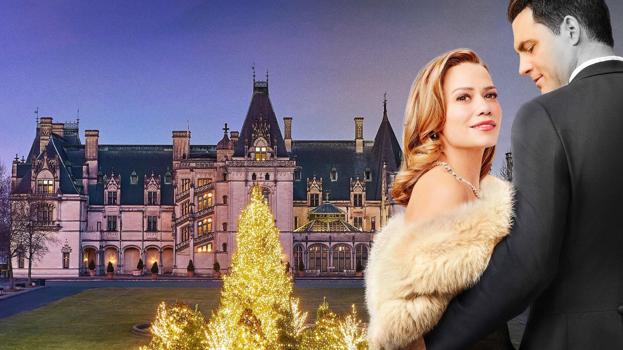 A Biltmore Christmas 2023 movie scene