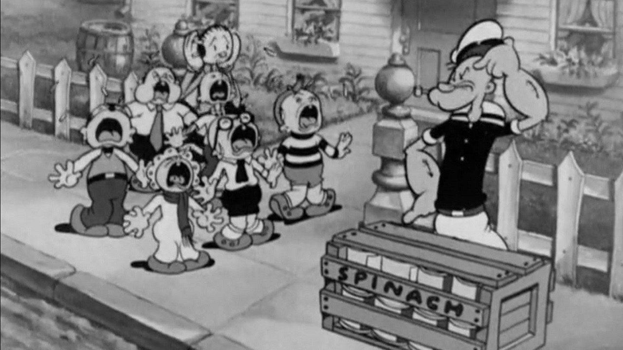 Strong to the Finich 1934 movie scene