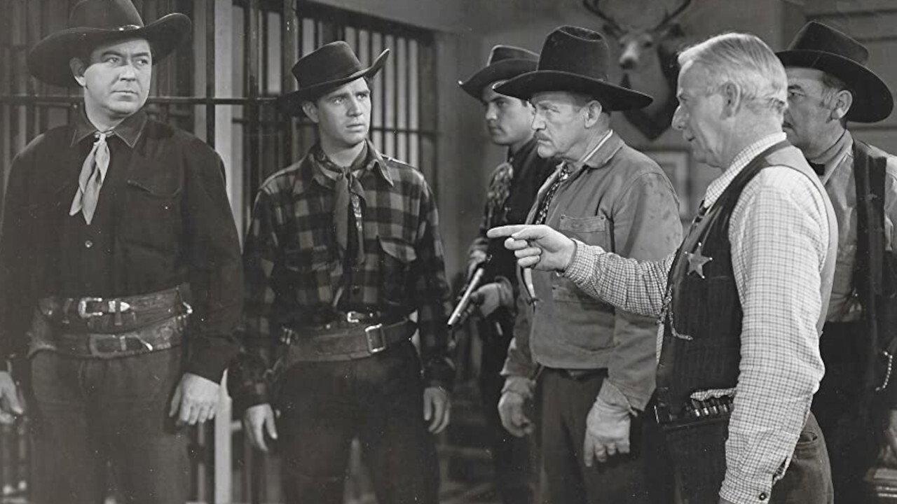 Stranger from Santa Fe 1945 movie scene