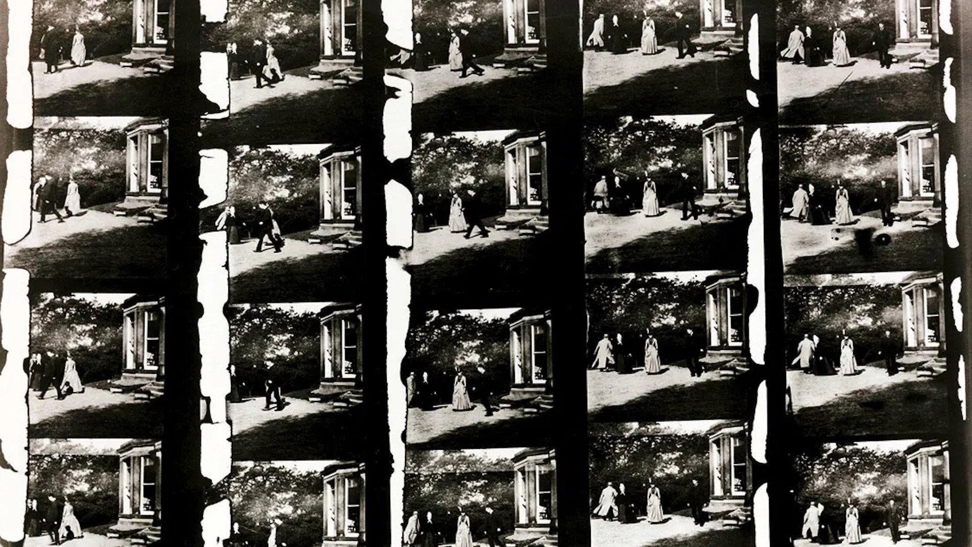 Roundhay Garden Scene 1888 movie scene