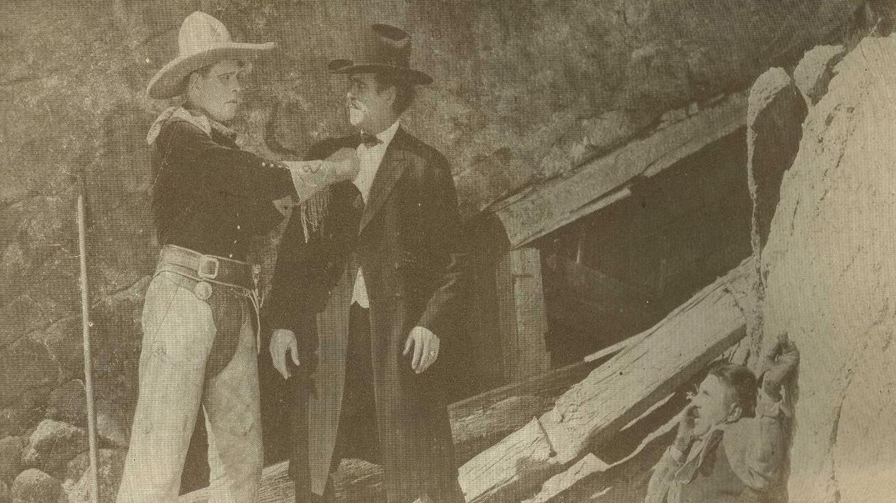 The Rambling Ranger 1927 movie scene