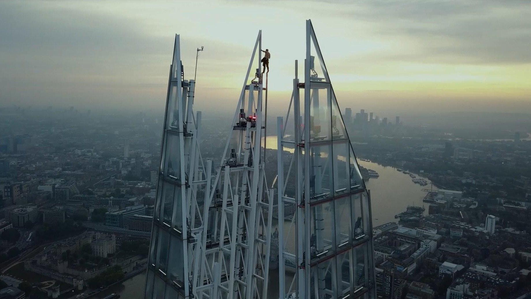 Skyclimber: Scaling the Eiffel Tower 2026 movie scene
