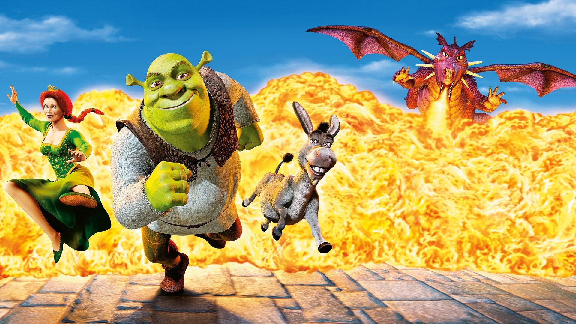 Shrek 2001 movie scene