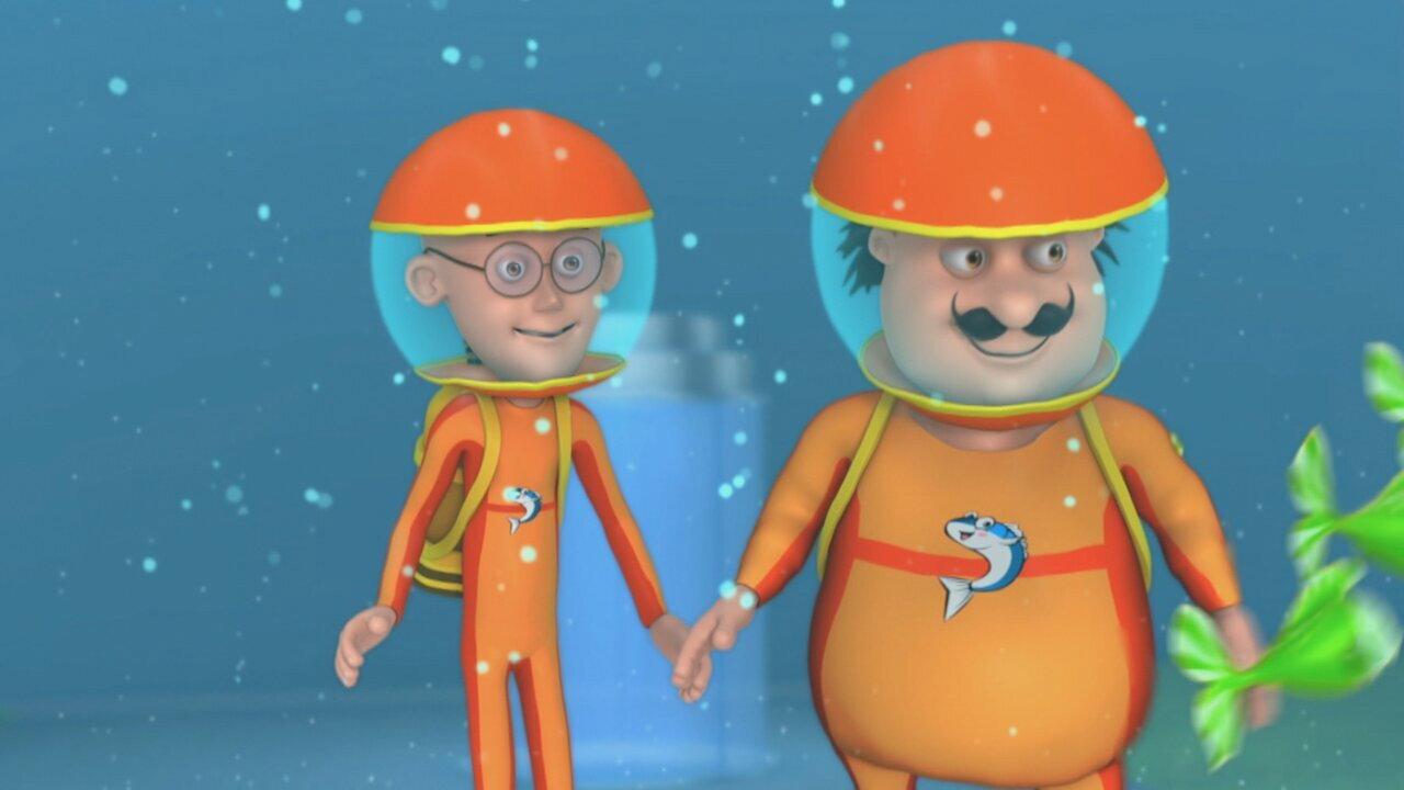 Motu Patlu in Octopus World 2017 movie scene
