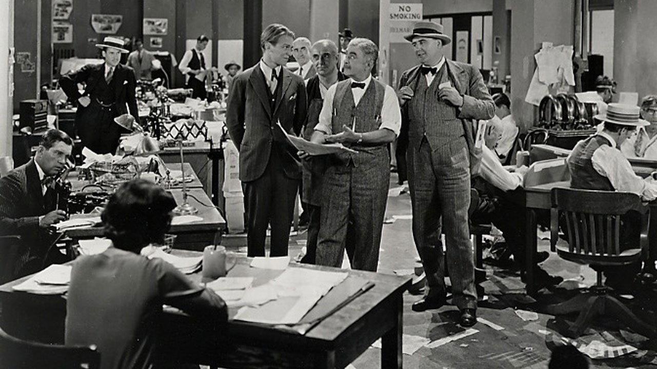 The Power of the Press 1928 movie scene