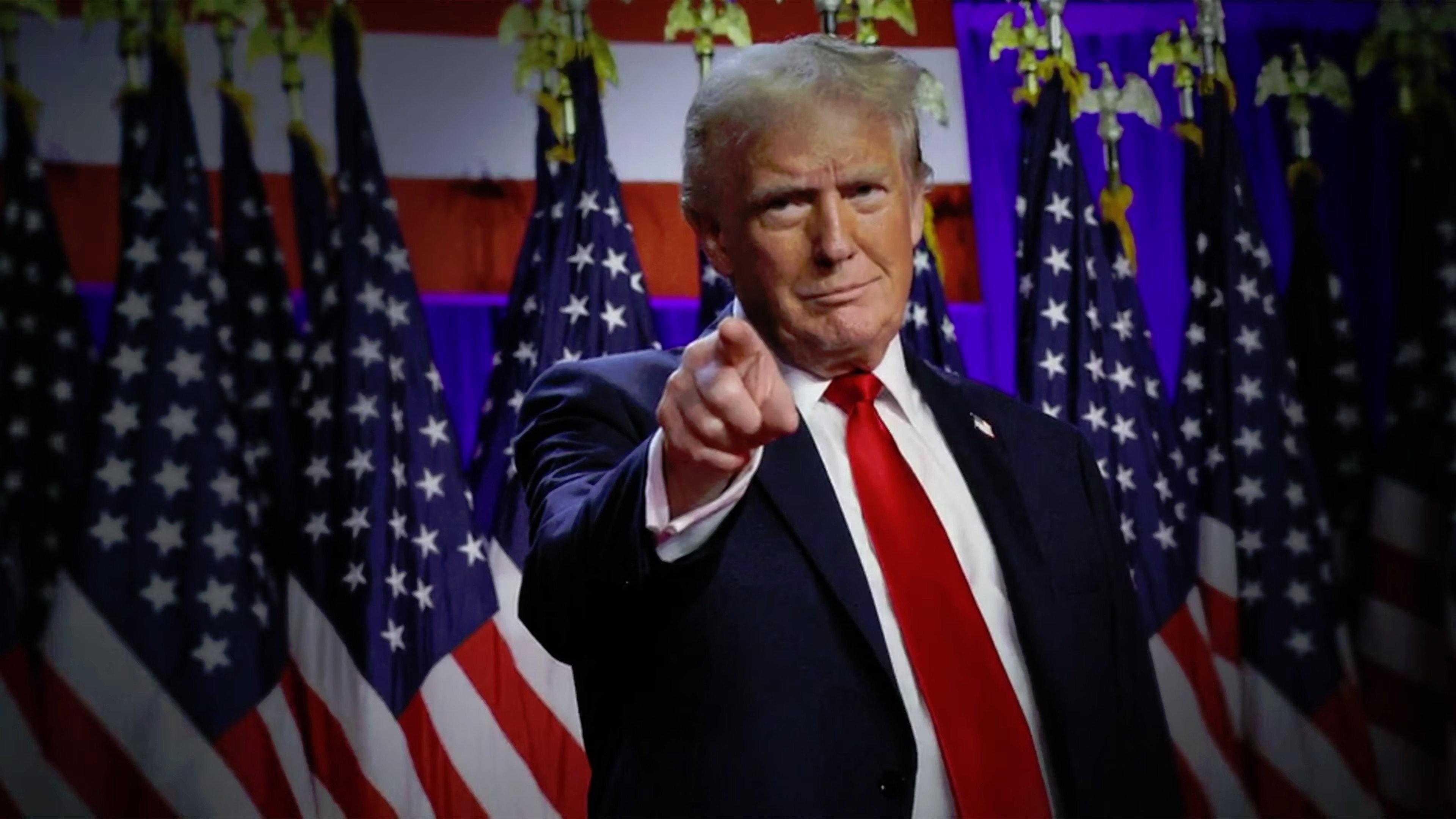 Trump's Comeback 2025 movie scene