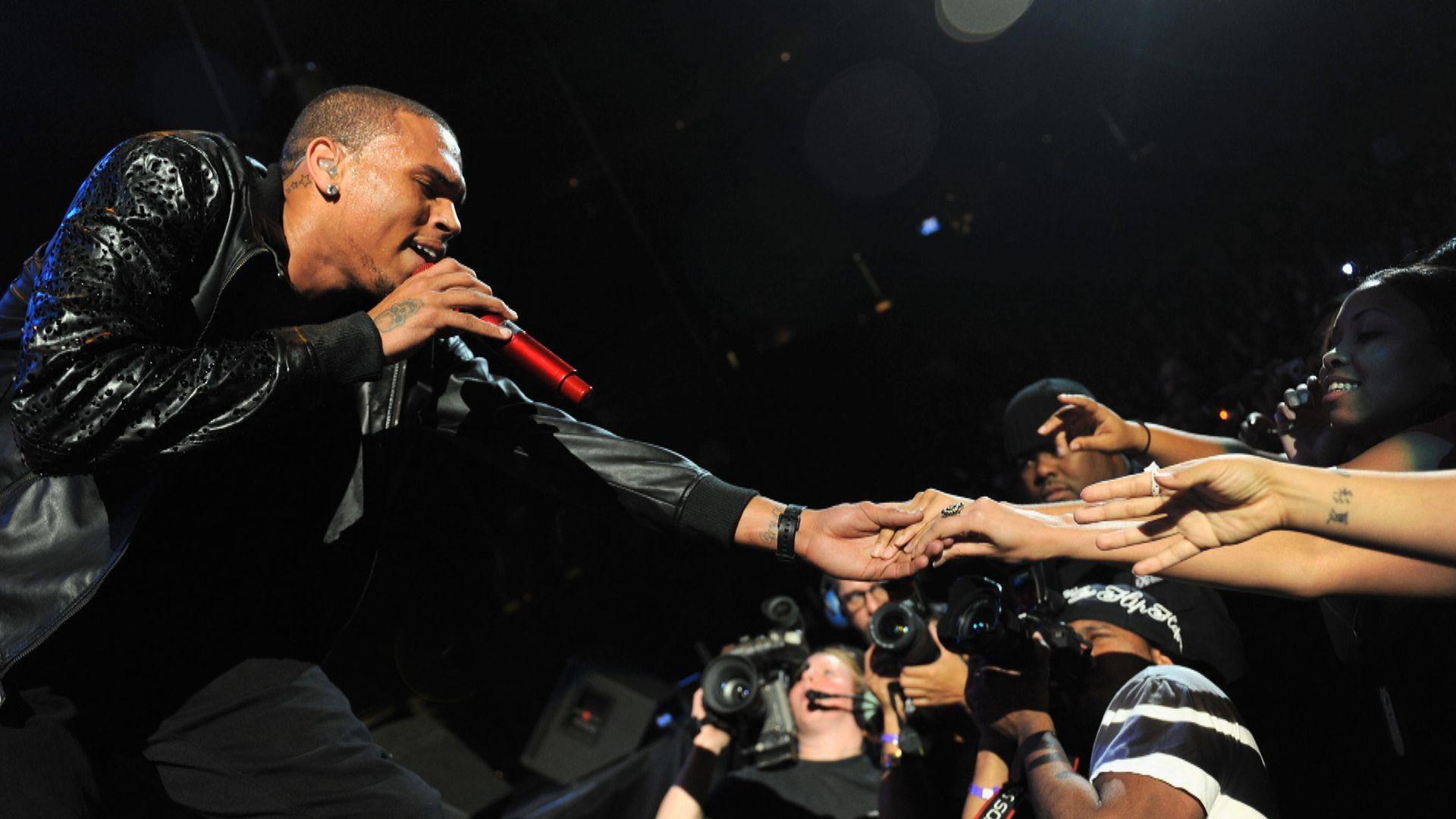 Chris Brown: Triple Threat 2013 movie scene