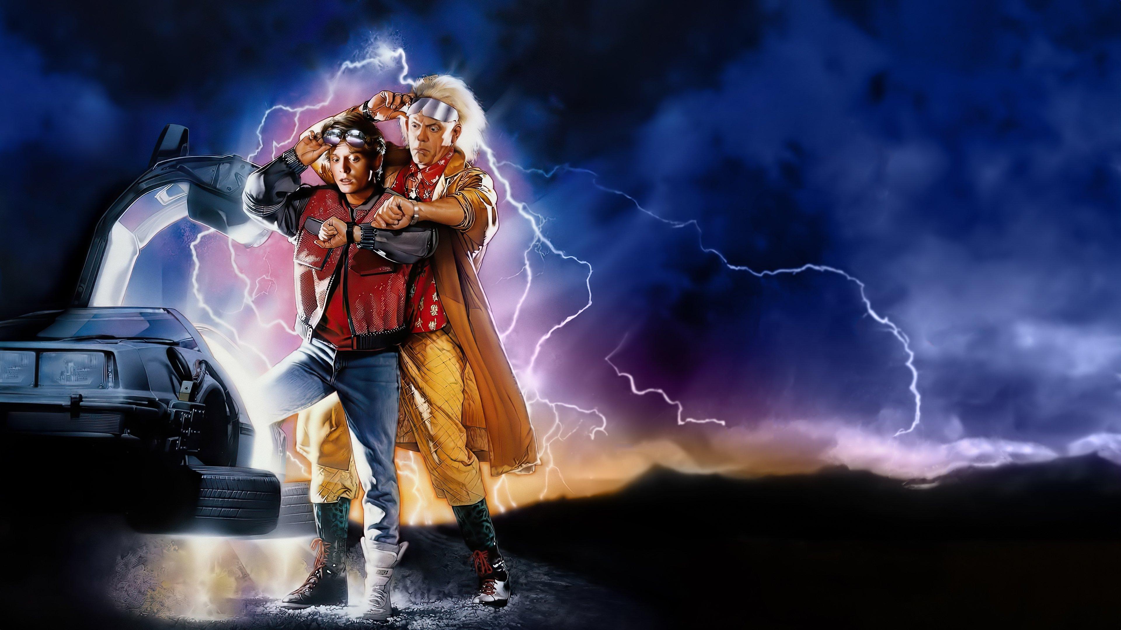 Back to the Future Part II 1989 movie scene