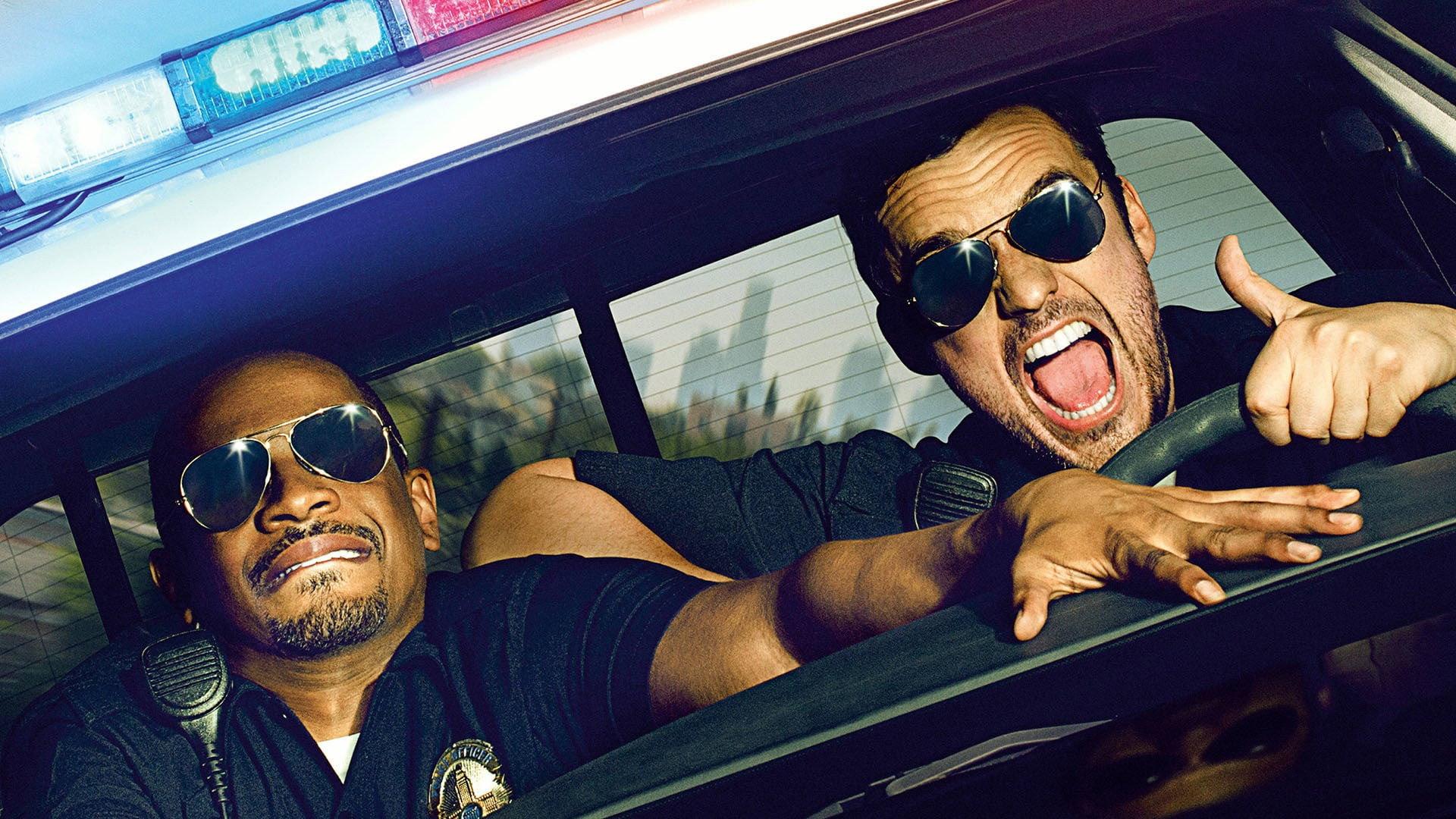 Let's Be Cops 2014 movie scene
