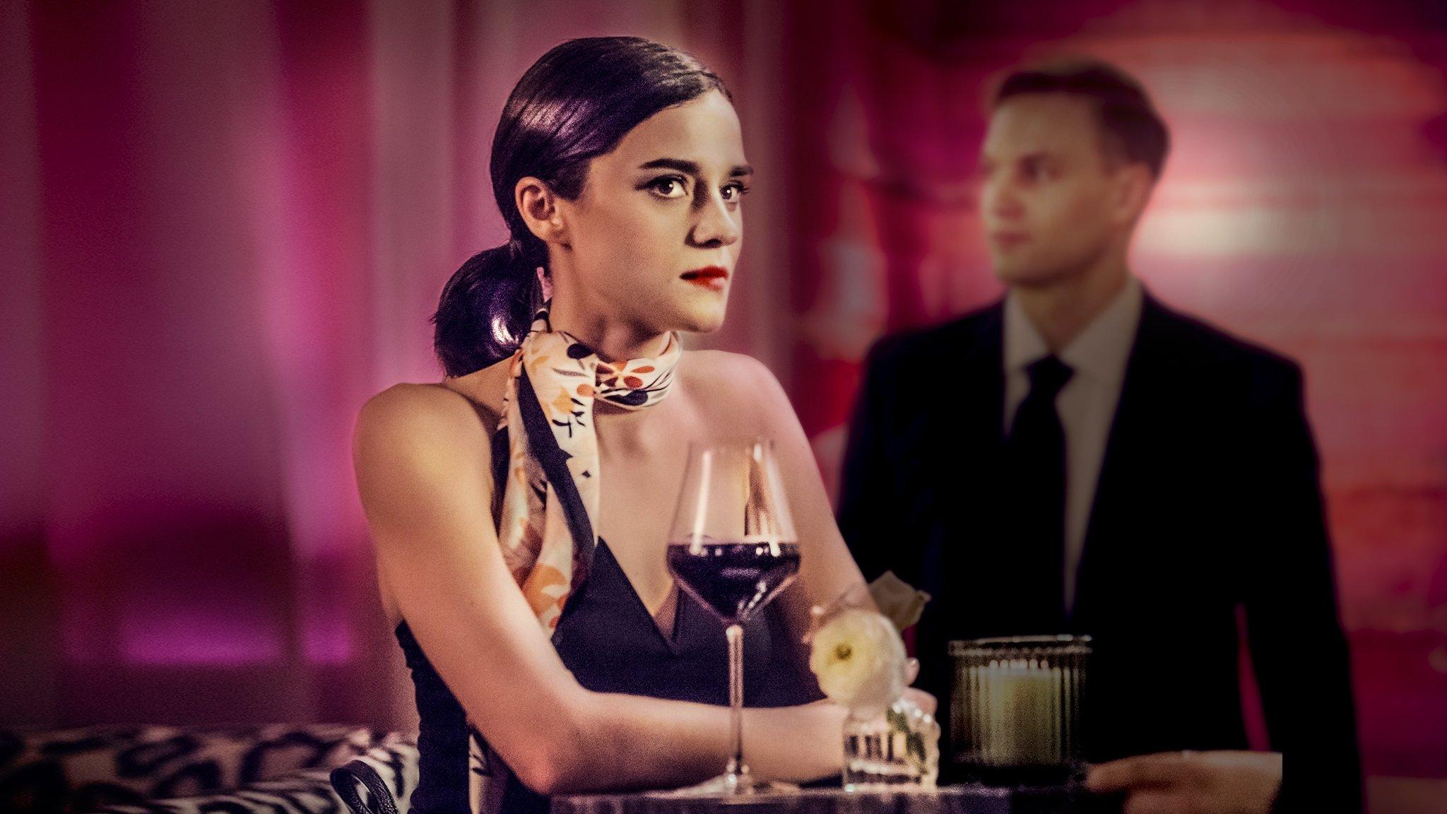 Woman with the Red Lipstick 2024 movie scene