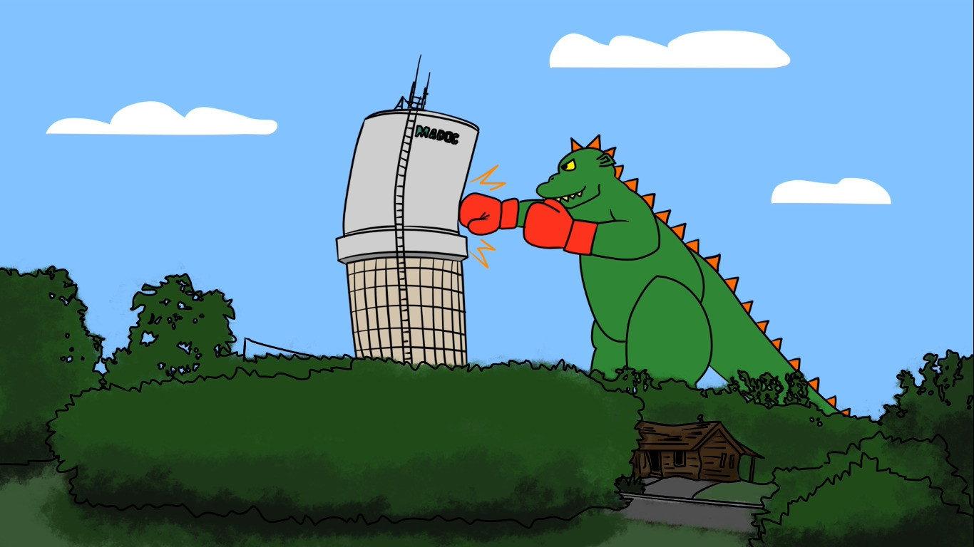 Madoc Under Attack! 2024 movie scene