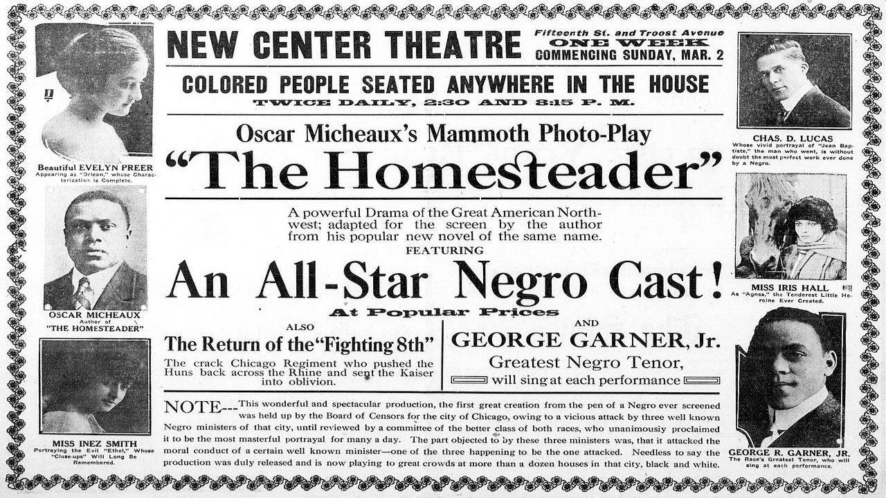 The Homesteader 1919 movie scene