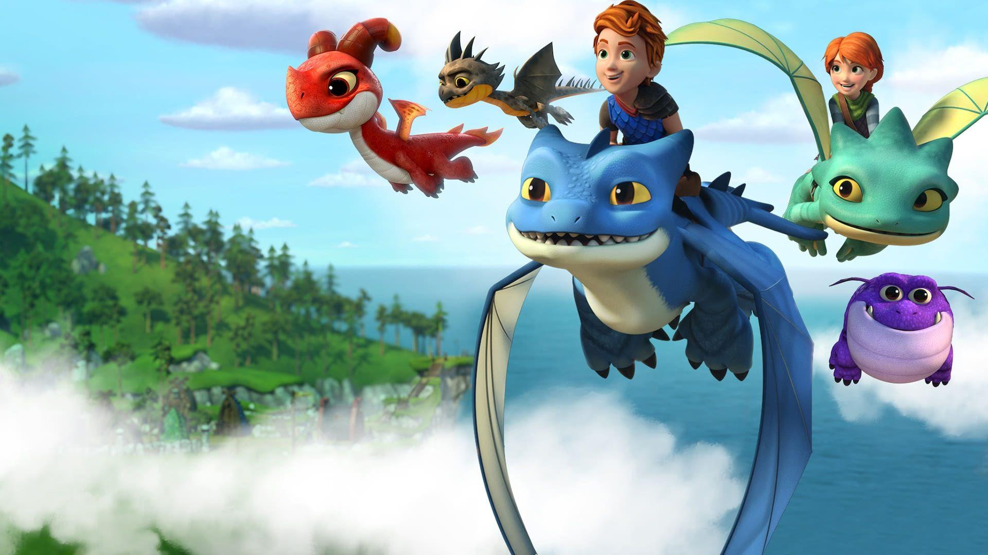 Dragons: Rescue Riders: Hunt for the Golden Dragon 2020 movie scene