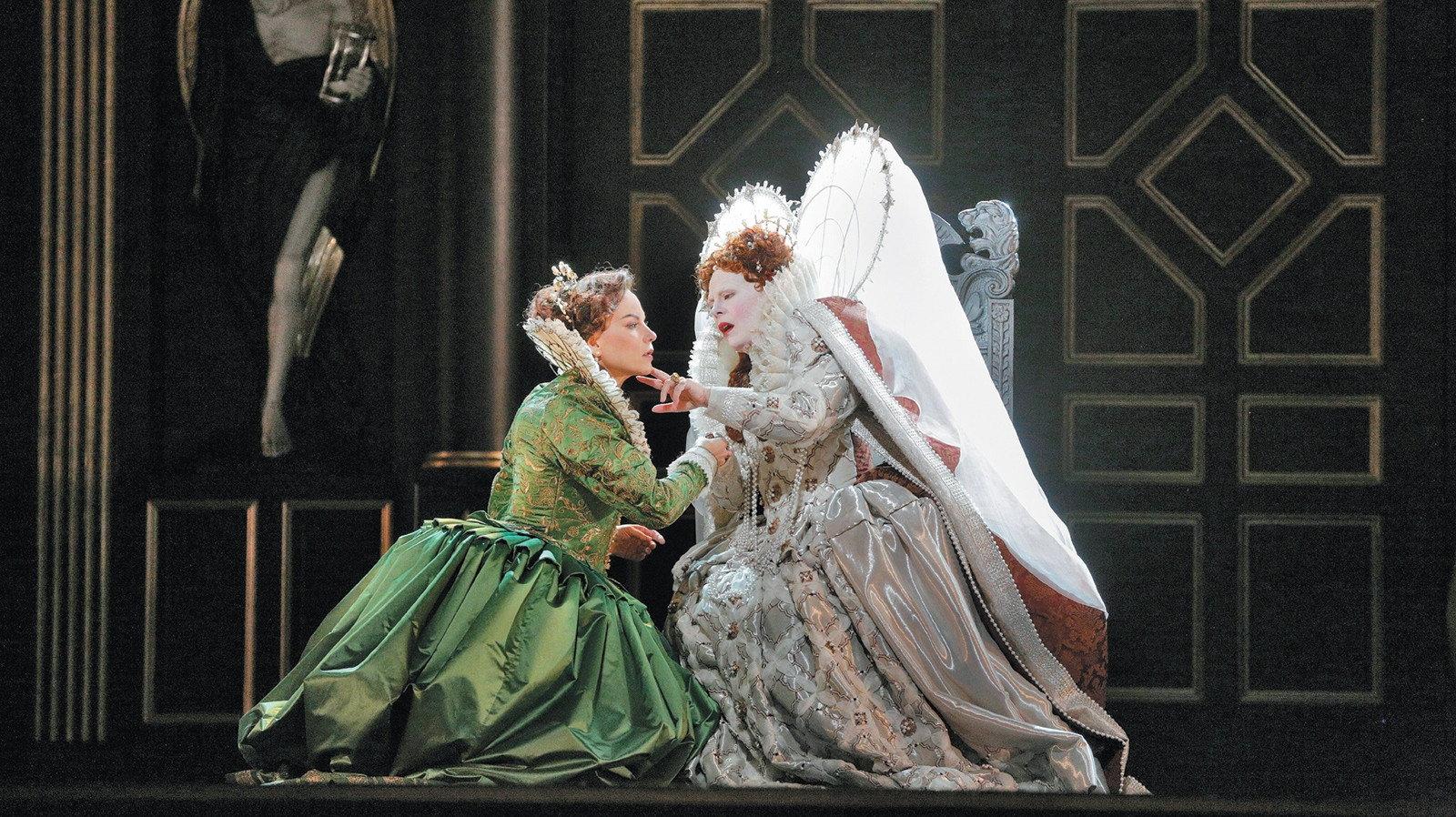 The Metropolitan Opera: Roberto Devereux 2016 movie scene
