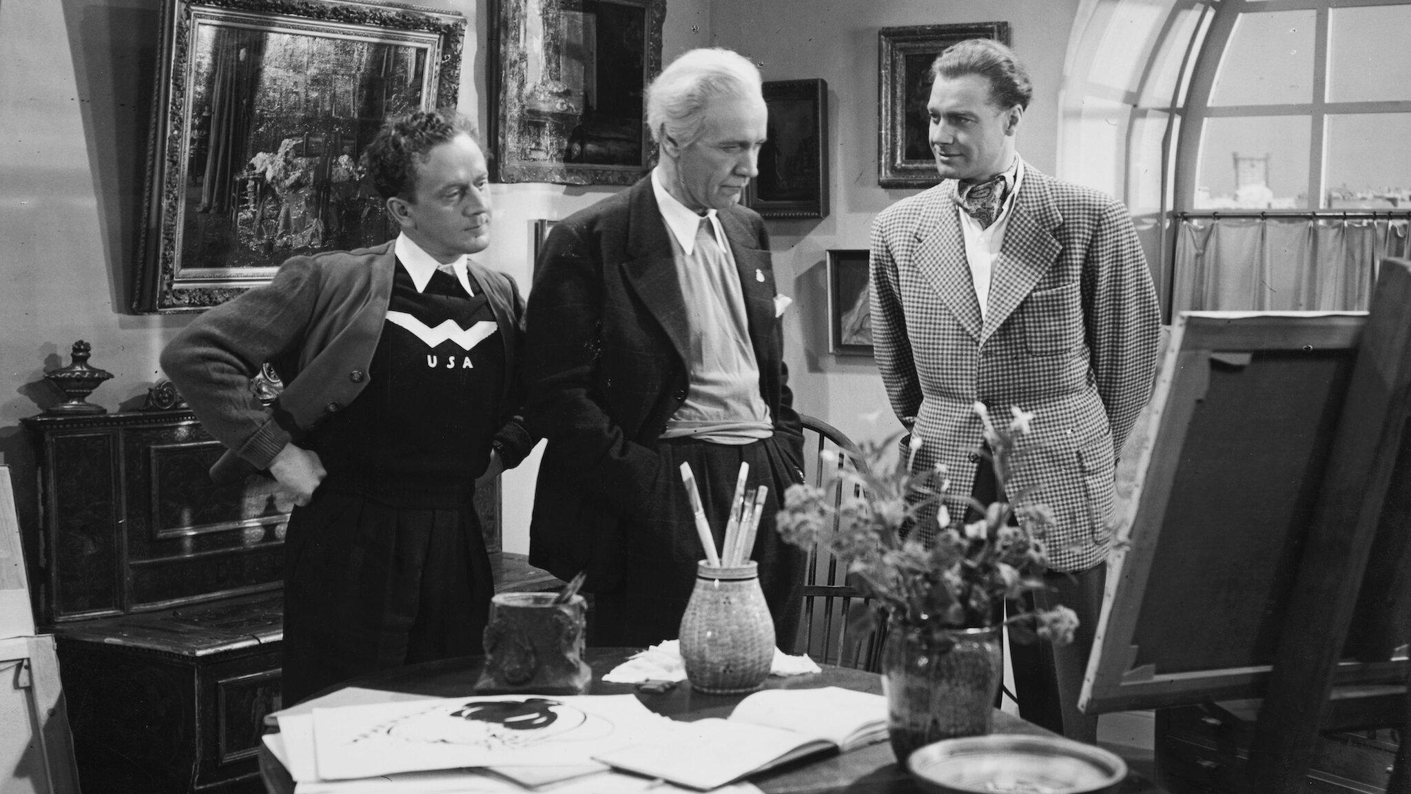 The Priest Who Knocked Out 1943 movie scene