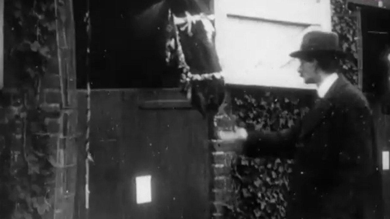 Horses' New Year's Feast 1913 movie scene