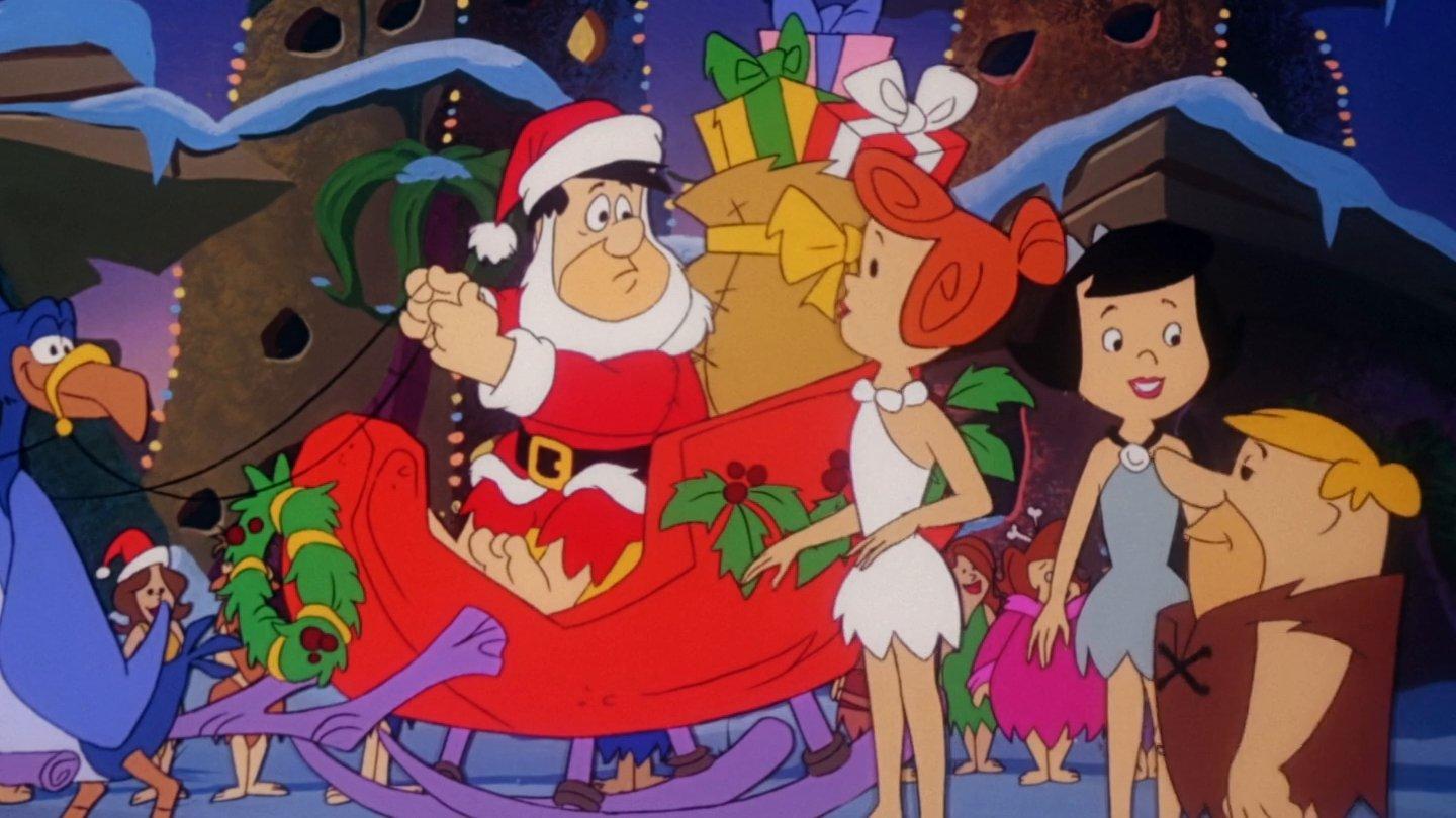 Flintstone Family Christmas 1993 movie scene