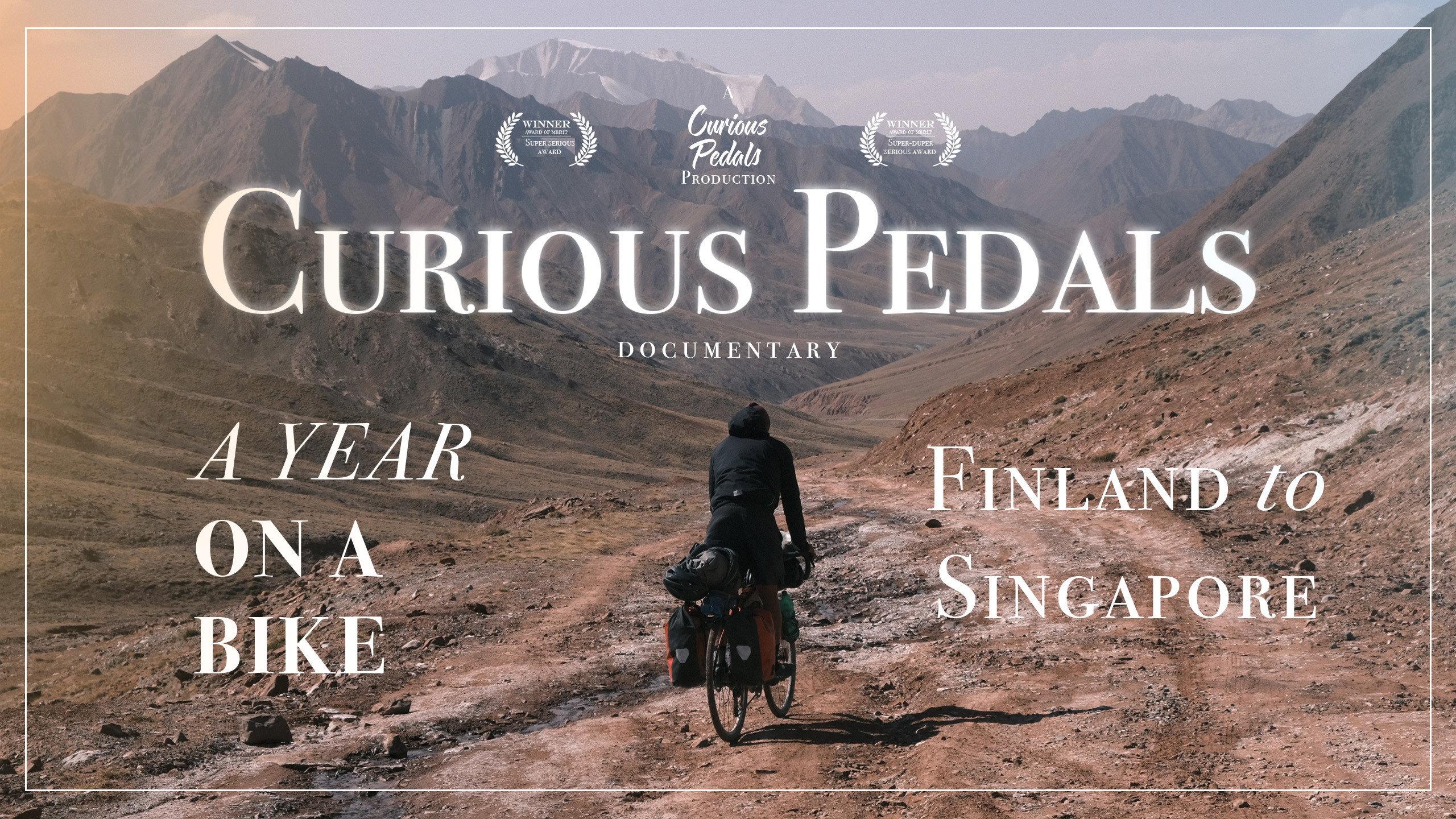 Curious Pedals - Cycling from Finland to Singapore  movie scene